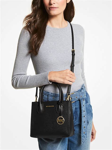 michael kors outlet mercer medium pebbled leather crossbody bag|Michael Kors extra small crossbody.